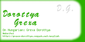 dorottya grexa business card